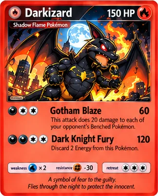 Darkizard parody card