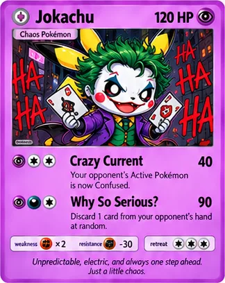 Jokachu parody card