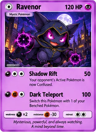 Ravenor parody card