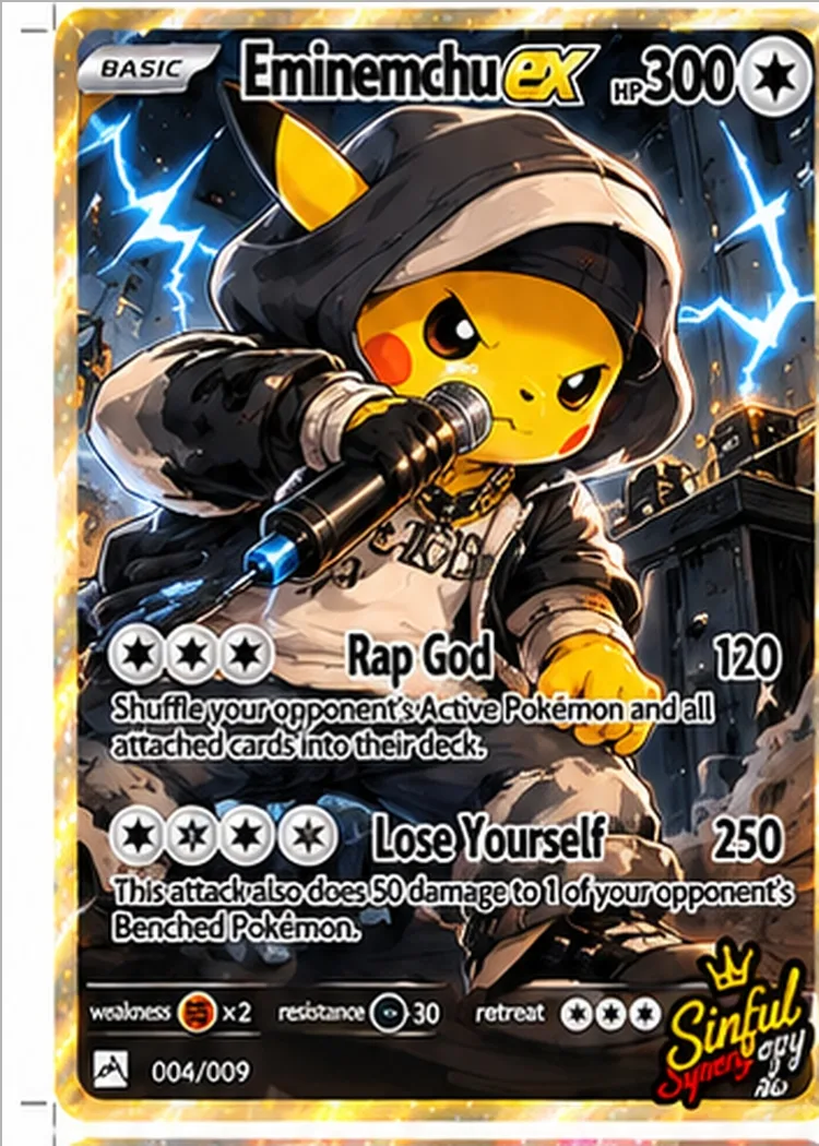 Eminemchu parody card