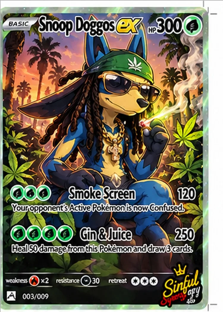Snoop Doggos parody card