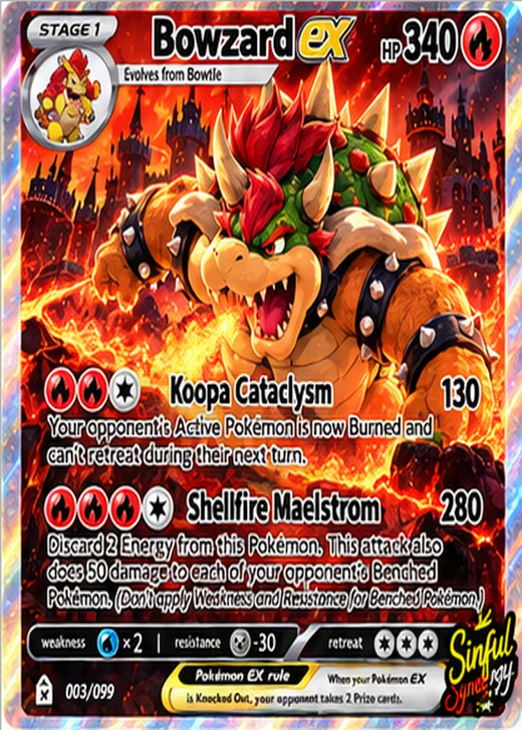 Bowzard parody card