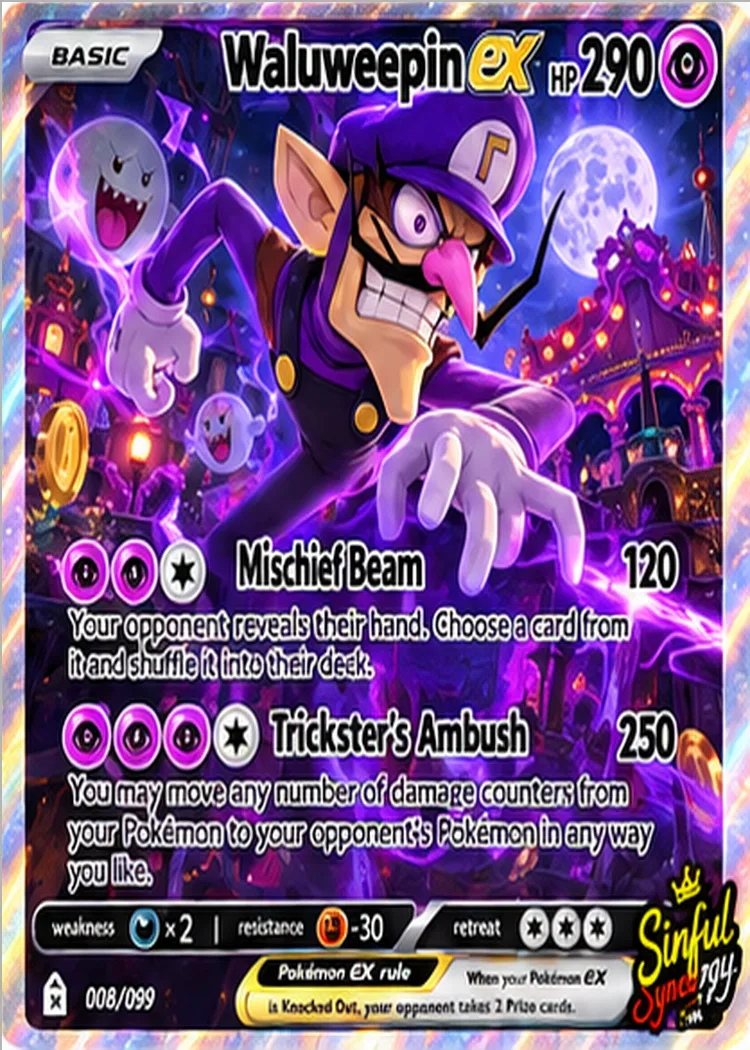 Waluweepin parody card