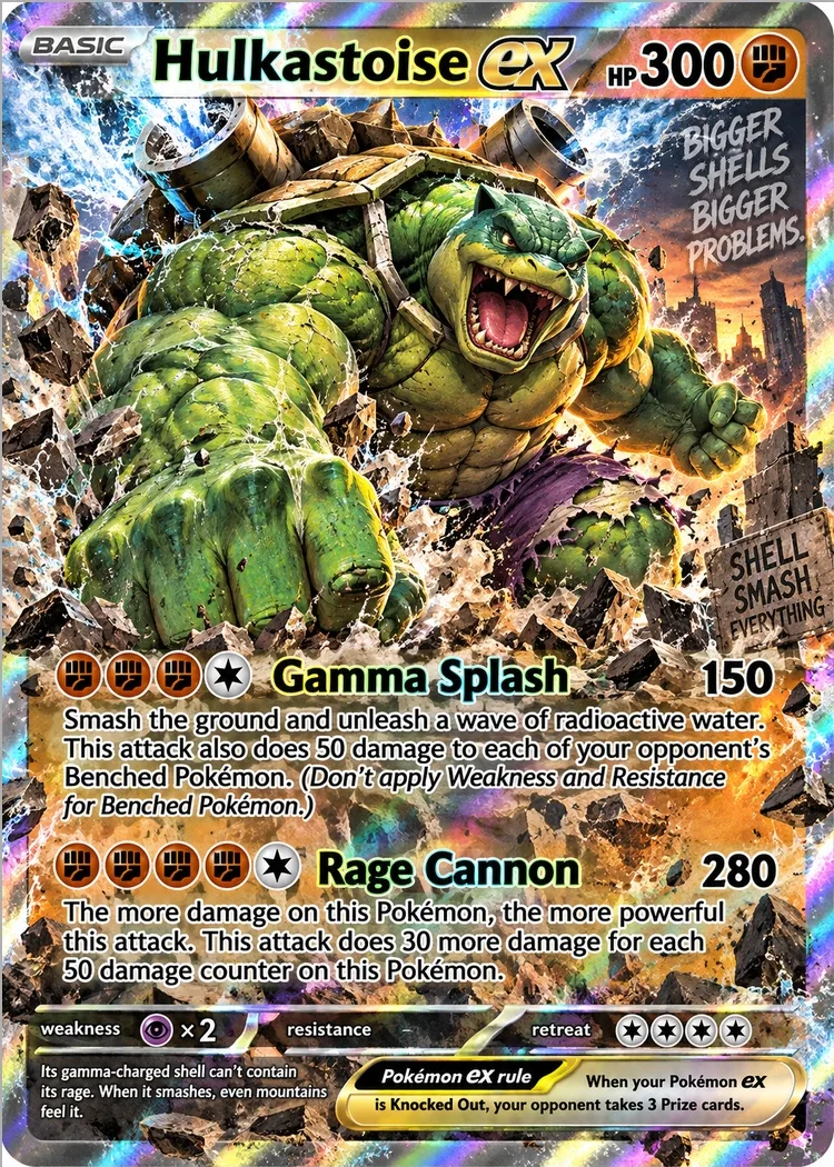 Hulkastoise parody card